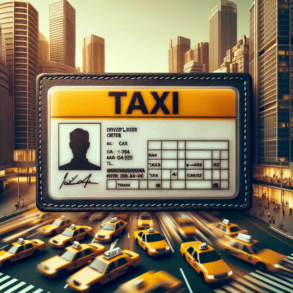 prukaz ridice taxi