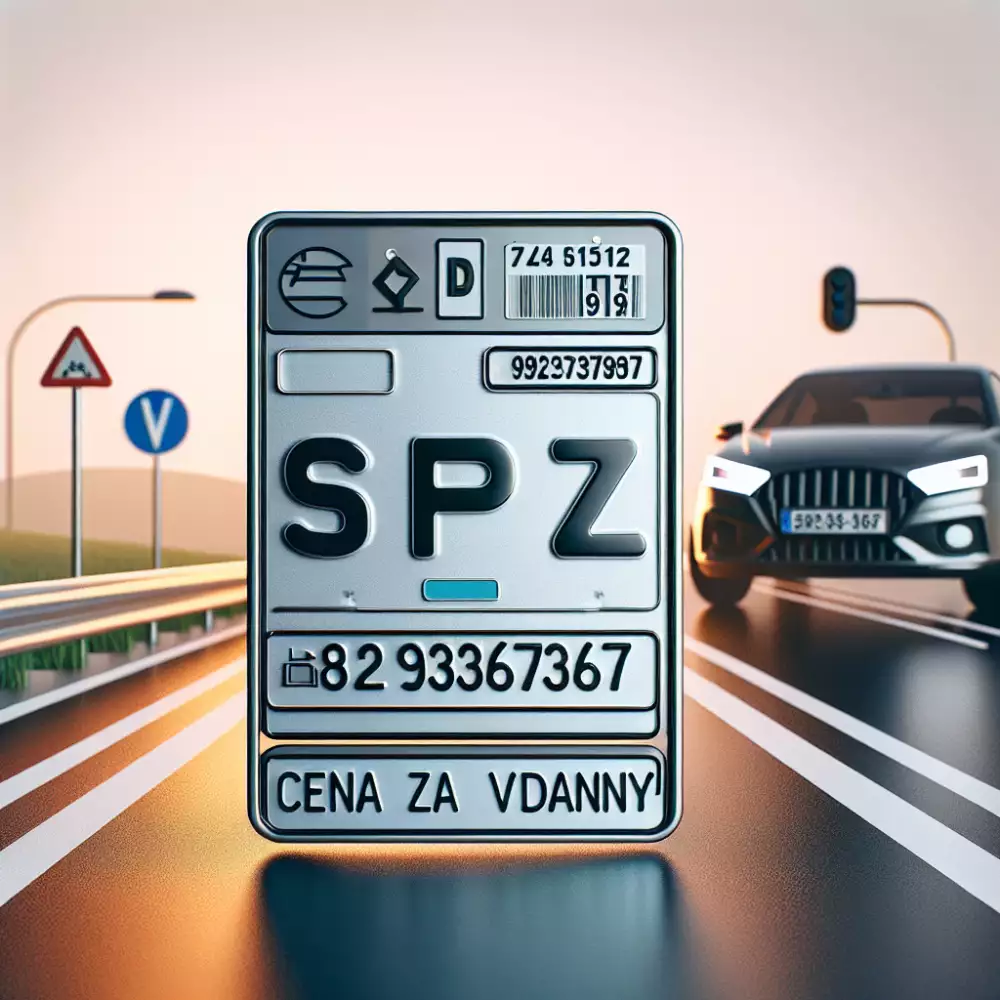 nová spz cena