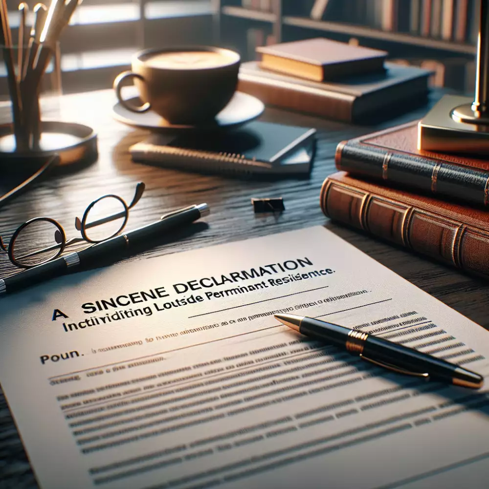 čestné prohlášení o bydlení mimo trvalé bydliště