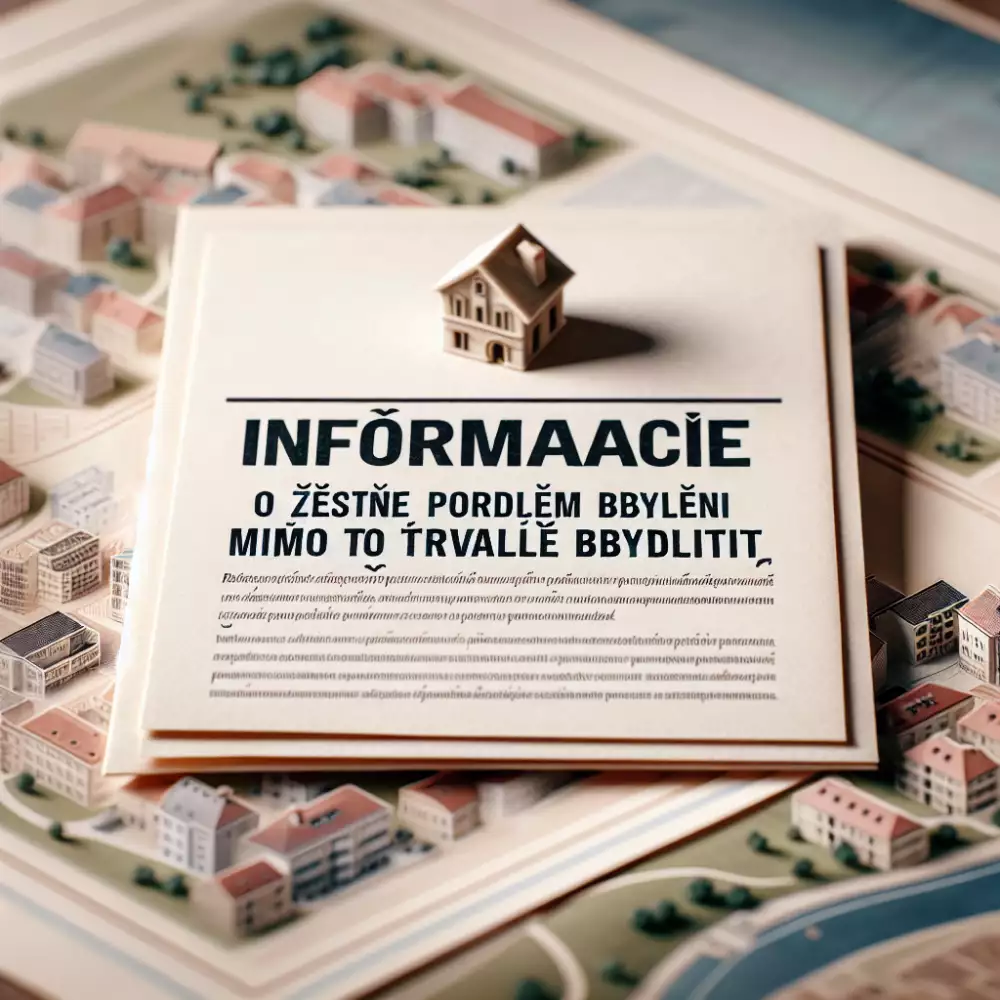 Čestné Prohlášení O Bydlení Mimo Trvalé Bydliště